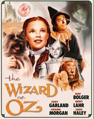 Photo of WIZARD OF OZ  "CREW" THIS COLORFUL SIGN HAS ALL THE MAIN CHARACTERS EVEN THE GOOD AND BAD WITCHES!
