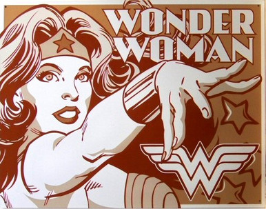 Photo of WONDER WOMAN DUO-TONE WONDER WOMAN SUPERHERO SIGN IS A GREAT ADDITION TO THE WONDER WOMAN IN OUR LIVES
