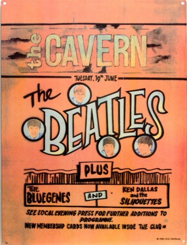 Photo of BEATLES CAVERN CLUB SIGN, WHERE THE BEATLES GOT THEIR BIG BREAK, AND THE REST IS HISTORY