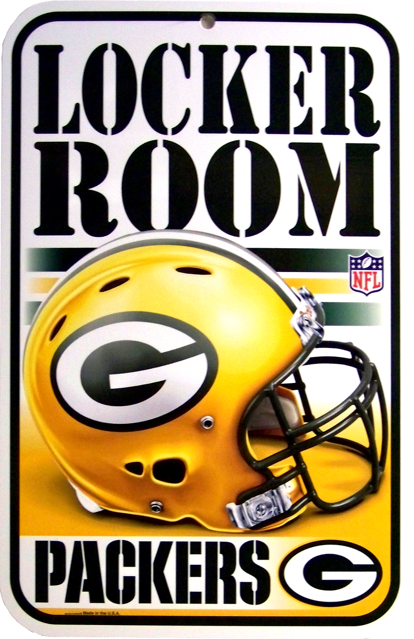 Green Bay Packers Football Locker Room Sign