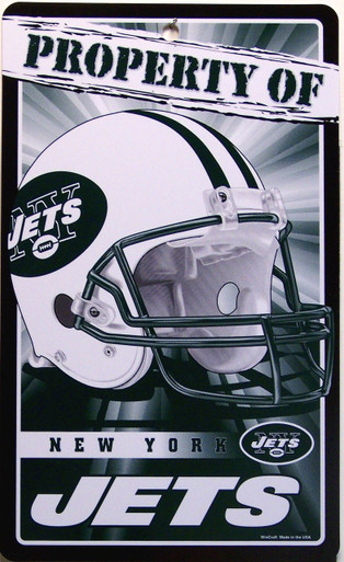 SMALL, COLORFUL NEW YORK  JETS FAN PARKING ONLY SIGN GREAT ADDITION FOR WHEREVER THE FAN PARKS