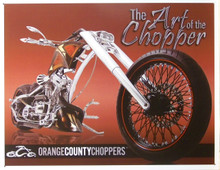 GREAT COLOR AND GRAPHICS IN THIS OUT OF PRINT OCEAN COUNTY CHOPPER SIGN, IT HAS HOLES IN EACH CORNER FOR EASY MOUNTING, THIS IS THE LAST ONE WE HAVE IN STOCK