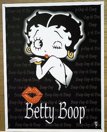 Photo of BETTY BOOP KISS SIGN, CRISP GRAPICS AND COLOR MAKE THIS SIGN ANOTHER BOOP HIT