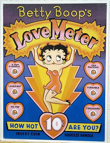 Photo of BETTY BOOP LOVE METER: RETRO COLOR AND GRAPICS TAKE US BACK SEVERAL GENERATIONS