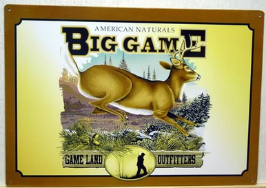Photo of BIG GAME FEATURES A BUCK RUNNING, IT HAS RICH OUTDOOR COLORS AND GREAT GRAPHICS
