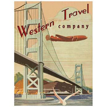 THIS HEAVY METAL VINTAGE ENAMEL SIGN MEASURES 12" W X 16" H AND HAS HOLES IN EACH CORNER FOR EASY MOUNTING.  WITH THE GOLDEN GATE BRIDGE