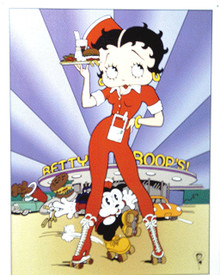 GREAT COLORS AND GRAPHICS MAKE THIS
BETTY BOOP SIGN A NICE ADDITION TO ANY 
FAN'S COLLECTION