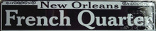 BLACK AND WHITE BOURBON STREET, STREET SIGN MEASURES 24" W X 5" H
AND HAS HOLES FOR EASY MOUNTING