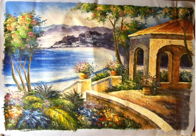 Photo of BY THE SEA OIL PAINTING