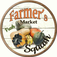 ROUND, FLAT, ALUMINUM, VINTAGE FARMER'S MARKET SIGN
MEASURING 12" IN DIAMETER. WITH A HOLE FOR EASY MOUNTING
GREAT COLOR AND EXCEPTIONAL DETAIL, WILL NOT RUST!