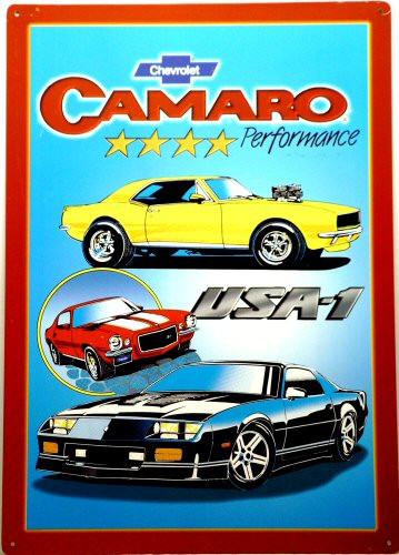 Photo of CAMARO 4 STAR PERFORMANCE DRAWING OF THREE OF THE GREAT CAMAROS