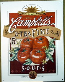 Photo of CAMPBELLS SOUP XTRA FINE TOMATO FOR ONLY 5 CENTS A CAN.. PLANT IN CAMDEN, N.J.