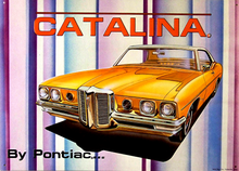 Photo of PONTIAC CATALINA THIS IS THE LAST ONE, THIS SIGN HAS BEEN OUT OF PRINT FOR MANY YEARS NOW