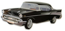 Photo of CHEVY  "57"  die-cut SIGN GREAT LOOK, SUPER GRAPHICS AND COLOR