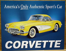 Photo of CHEVY 58 CORVETTE, AMERICA'S ONLY AUTHENIC SPORT'S CAR, RICH COLOR AND GRAPHICS