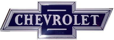 Photo of CHEVY BOWTIE DIE-CUT SIGN This sign will look great on any wall, it?s the iconic Chevy Symbol!!
