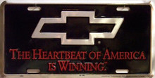 Photo of CHEVY HEARTBEAT LICENSE PLATE