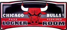 Photo of CHICAGO BULLS LOCKER ROOM SIGN GREAT RICH COLORS AND GRAPHICS