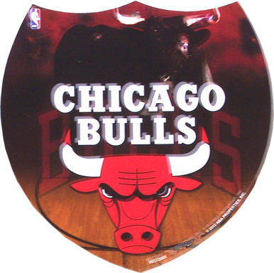 Photo of CHICAGO BULLS SMALL INTERSTATE SHAPED SIGN