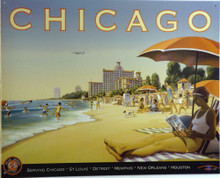 Photo of CHICAGO - CHICAGO & SOUTHERN AIRLINES RETRO GRAPHICS AND COLORS