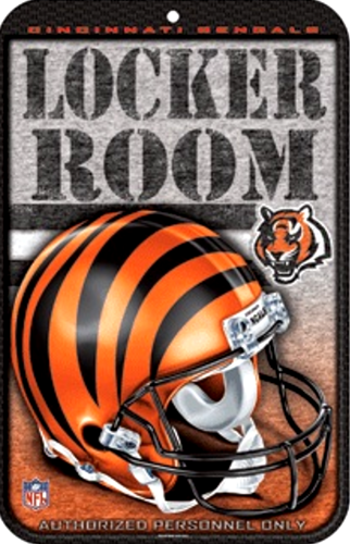 Photo of CINCINNATI BENGALS FOOTBALL OLD STYLE RESERVED PARKING SIGN. THIS SIGN IS OUT OF PRODUCTION AND WE ONLY HAVE