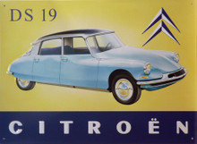 Photo of CITROEN  DS19 CLASSIC FRENCH CAR NICE COLORS AND ATTENTION TO DETAIL SIGN