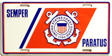 Photo of COAST GUARD LICENSE PLATE