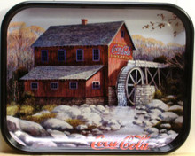 Photo of  OLD COCA-COLA MILL ON A METAL TRAY, GREAT NOSTALGIC TRAY WITH GREAT COLOR AND DETAILS