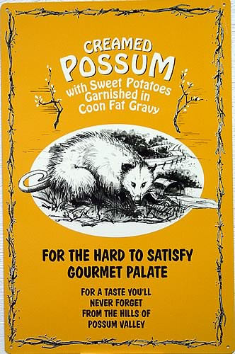 Photo of CREAMED POSSUM ONLY TWO LEFT (SAY NO MORE, OK)