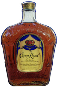 CROWN ROYAL BOTTLE DIE-CUT WHISKEY SIGN