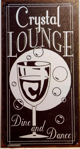 CRYSTAL LOUNGE SIGN MUTED COLORS AND GRAPHICS