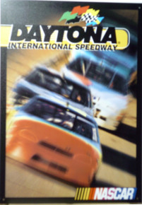 Photo of DAYTONA RACEWAY NASCAR SIGN HAS BRILLIANT COLORS AND HIGH SPEED GRAPICS THIS SIGN IS OUT OF PRINT AND WE HAVE BUT FOUR LEFT