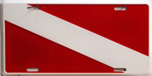 Photo of DIVER FLAG LICENSE PLATE