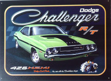 Photo of DODGE CHALLENGER R/T, GREEN,  SIGN GREAT ADD WITH RICH COLOR AND ATTENTION TO DETAILS