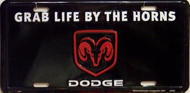 Photo of DODGE GRAB LIFE LICENSE PLATE