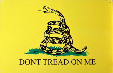 Photo of DON'T TREAD ON ME "FLAG" WITH THE COILED SNAKE DATES BACK TO REVOLUTIONARY WAR TIMES