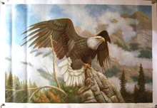 Photo of EAGLE SIZED OIL PAINTING