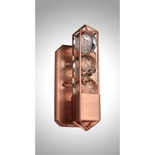 Zeev Lighting Imbrium Collection Copper Finish Wall Sconce WS70009/1/CP-V