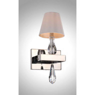 Zeev Lighting Sophia Collection Chrome Wall Sconce WS70010/1/CH