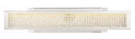 Zeev Lighting Polar Collection With Crushed Crystals Wall Sconce WS70024/LED/CH