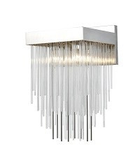 Zeev Lighting Waterfall Collection Aged Brass Wall Sconce WS70044/1/PN