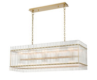 Zeev Lighting Allure Collection Aged Brass Chandelier CD10403/20/AGB