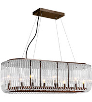 8 Light Chandelier with Chocolate Finish 1066P43-8-126