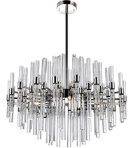 10 Light Chandelier with Polished Nickel Finish 1137P26-10-613