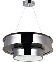 4 Light Down Mini Chandelier with Polished Nickel Finish