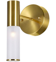 1 Light Sconce with Brass Finish