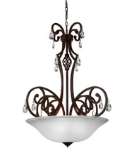5 Light Candle Chandelier with Dark Bronze finish