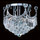 Royal crystal flush mount chandeliers KL-41042-16-C