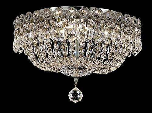 Empire Flush mount crystal chandeliers KL-41037-1410-C