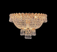 Flush mount crystal chandeliers KL-41037-1610-G